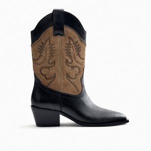 Brand new ZARA cowboy boots